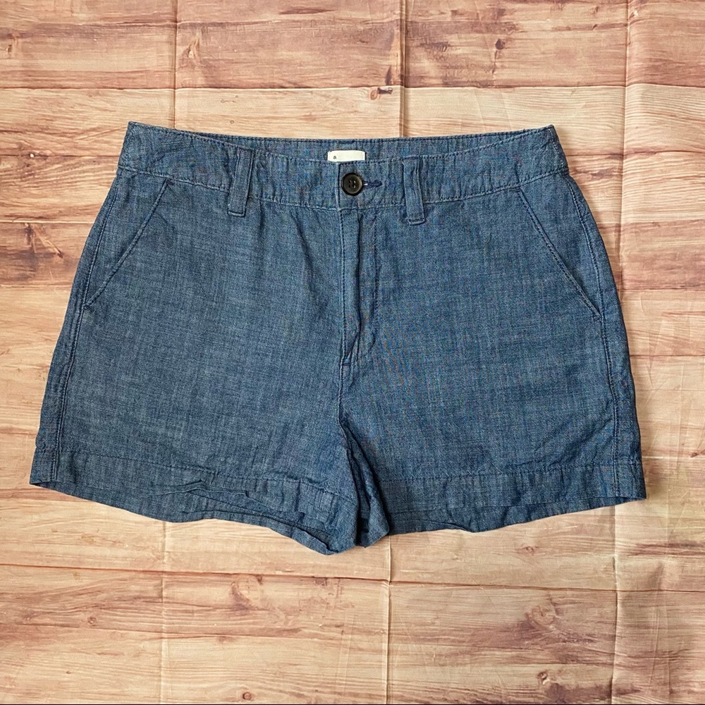 A new day blue chambray shorts